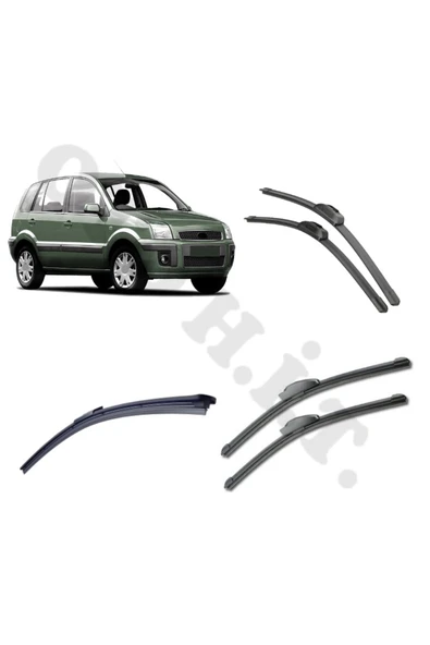OTO H.İ.T. FORD FUSİON SİLECEK TAKIMI2003-2012 ÖN CAM SİLECEĞİ ürün görseli 1