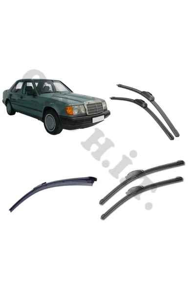 OTO H.İ.T. MERCEDES E SERİSİ SİLECEK TAKIMI W124 1989-1995 TEK SİLECEK ÖN CAM SİLECEĞİ ürün görseli 1