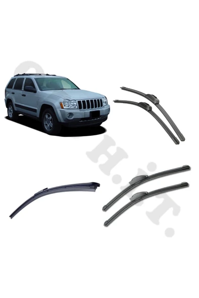 OTO H.İ.T. JEEP GRAND CHEROOKE SİLECEK TAKIMI 2006 - 2010 ÖN CAM SİLECEĞİ ürün görseli 1