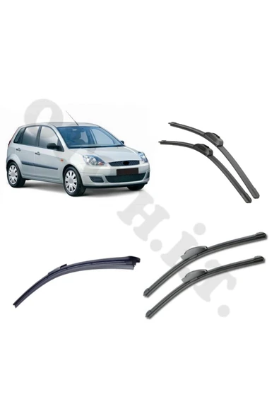 OTO H.İ.T. FORD FİESTA SİLECEK TAKIMI 2002-2008 ÖN CAM SİLECEĞİ ürün görseli 1