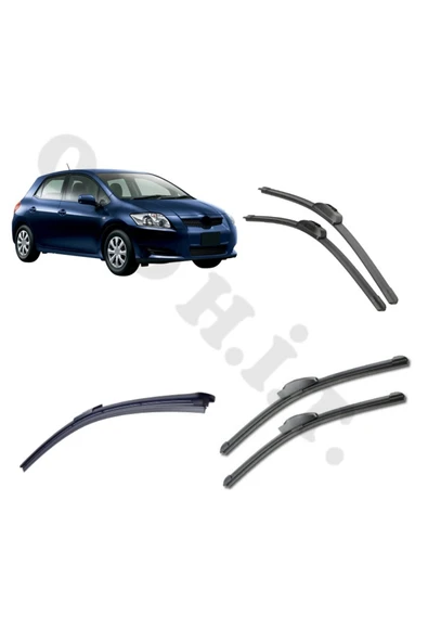 OTO H.İ.T. TOYOTA AURİS SİLECEK TAKIMI 2007-2012 ÖN CAM SİLECEĞİ ürün görseli 1