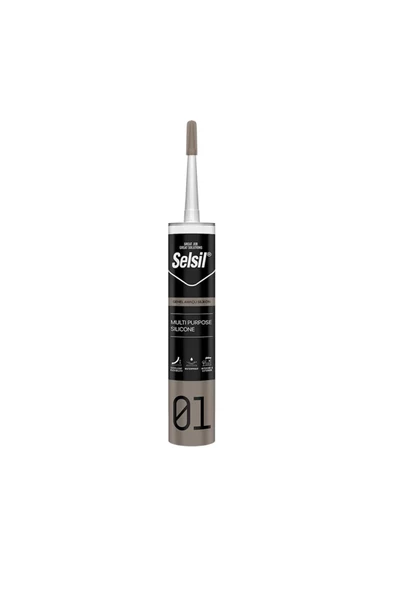Selsil Genel Amaçlı Şeffaf Silikon 280gr ürün görseli 1