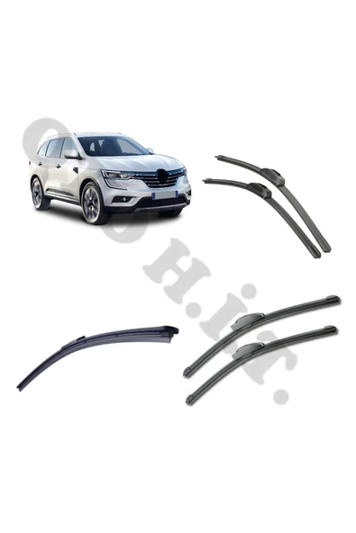 OTO H.İ.T. RENAULT KOLEOS SİLECEK TAKIMI 2018-2023 ÖN CAM SİLECEĞİ ürün görseli 1