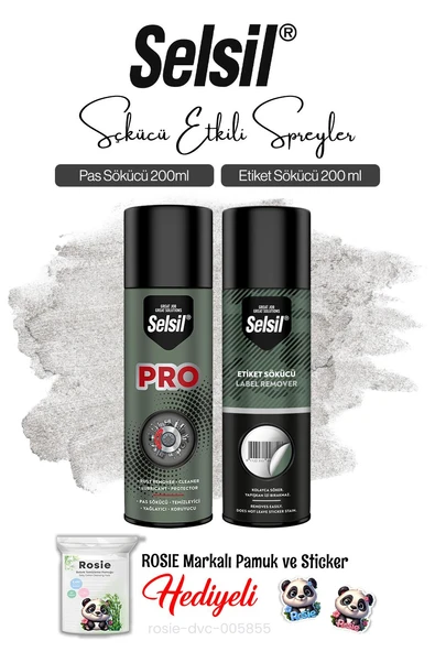 Selsil Sökücü Etkili Spreyler 2'li 200 ml ve Rosie ürün görseli 1