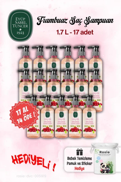 Eyüp Sabri Tuncer 17 AL 14 ÖDE Şampuan 100 ml Sirke Frambuaz ve Rosie ürün görseli 1