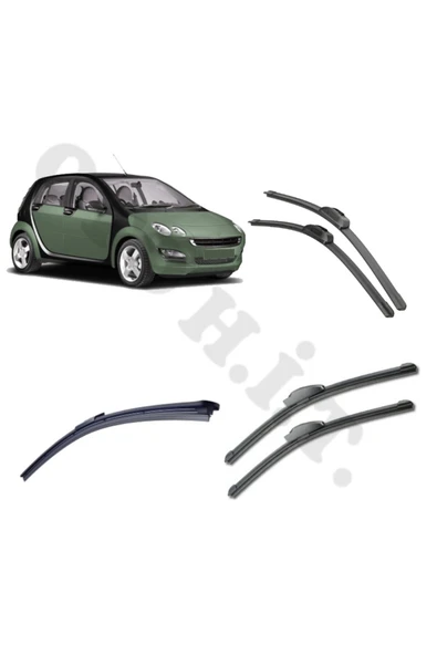 OTO H.İ.T. SMART FORFOUR SİLECEK TAKIMI 2004-2007 ÖN CAM SİLECEĞİ ürün görseli 1