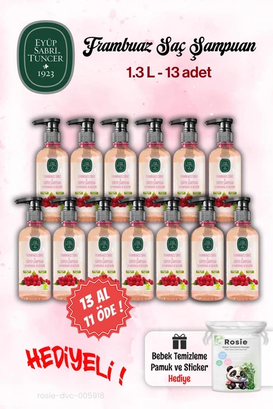Eyüp Sabri Tuncer 13 AL 11 ÖDE Şampuan Sirke Frambuaz 100 ml ve Rosie ürün görseli 1