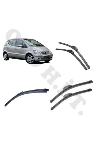 OTO H.İ.T. MERCEDES A SERİSİ SİLECEK TAKIMI W168 1998-2004 ÖN CAM SİLECEĞİ ürün görseli 1