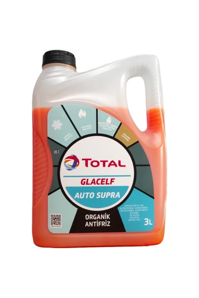 Glacelf Auto Supra Organik Antifriz 3 Lt ÜRETİMYILI2025 ürün görseli 1