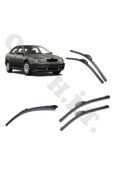 OTO H.İ.T. SKODA OCTAVİA SİLECEK TAKIMI 1996-2004 ÖN CAM SİLECEĞİ ürün görseli 1