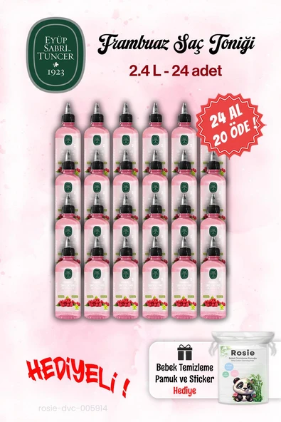 Eyüp Sabri Tuncer 24 AL 20 ÖDE Sirke Frambuaz Tonik 100 ml ve Rosie ürün görseli 1