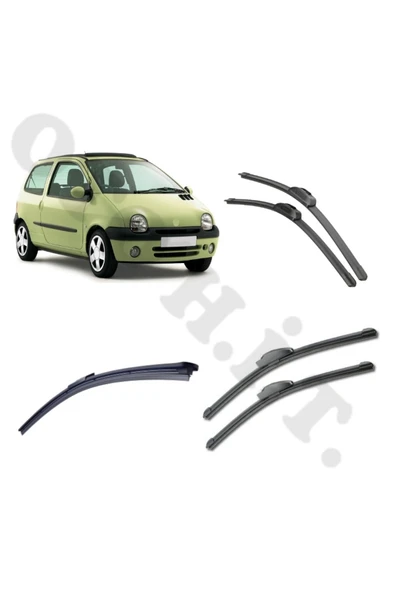 OTO H.İ.T. RENAULT TWİNGO SİLECEK TAKIMI 1995-2005 TEK SİLECEK ÖN CAM SİLECEĞİ ürün görseli 1