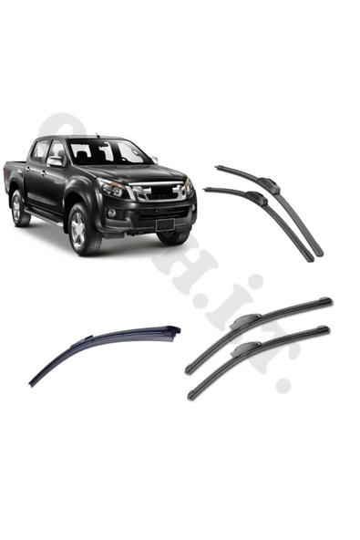 OTO H.İ.T. ISUZU D MAX SİLECEK TAKIMI 2007 ÖN CAM SİLECEĞİ ürün görseli 1