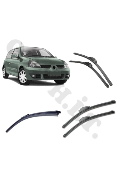 OTO H.İ.T. RENAULT CLİO SİLECEK TAKIMI 02-08 ÖN CAM SİLECEĞİ ürün görseli 1