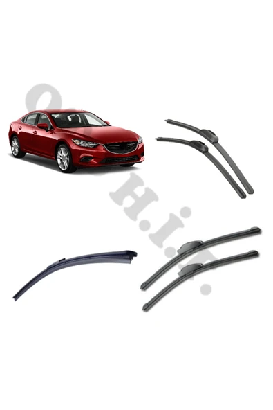 OTO H.İ.T. MAZDA 6 SİLECEK TAKIMI 2013-2015 ÖN CAM SİLECEĞİ ürün görseli 1