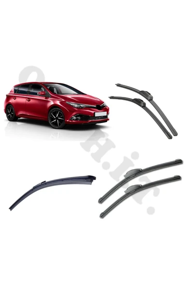 OTO H.İ.T. TOYOTA AURİS SİLECEK TAKIMI 2013-2019 ÖN CAM SİLECEĞİ ürün görseli 1