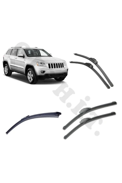 OTO H.İ.T. JEEP GRAND CHEROOKE SİLECEK TAKIMI 2010-2013 ÖN CAM SİLECEĞİ ürün görseli 1