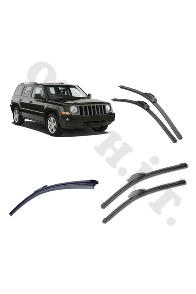 OTO H.İ.T. JEEP PATRİOT SİLECEK TAKIMI ÖN CAM SİLECEĞİ ürün görseli 1