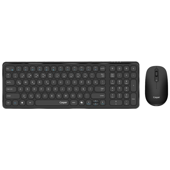 Casper D300 Siyah Kablosuz Klavye Mouse Set ürün görseli 1