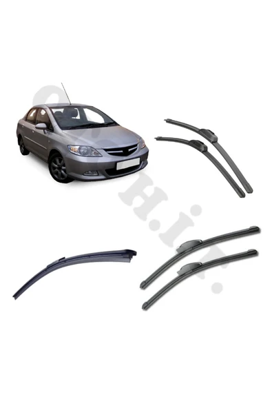 OTO H.İ.T. HONDA CİTY SİLECEK TAKIMI 2006-2011 ÖN CAM SİLECEĞİ ürün görseli 1