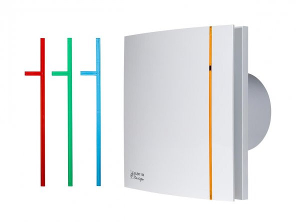 Soler & Palau Silent 100 Crz Design Banyo Aspiratör Havalandırma Fanı Debi 85 m3 Dekoratif Banyolar Tasarruflu 8W Estetik Tasarım Mimari Dizayn AGMair Agm Havalandırma ürün görseli 1