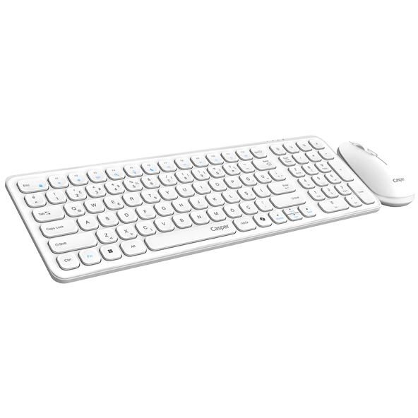 Casper D300 Beyaz Kablosuz Klavye Mouse Set - Resim 4