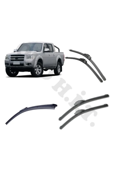 OTO H.İ.T. FORD RANGER SİLECEK TAKIMI 2003-2009 ÖN CAM SİLECEĞİ ürün görseli 1