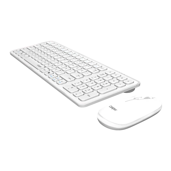 Casper D300 Beyaz Kablosuz Klavye Mouse Set - Resim 5