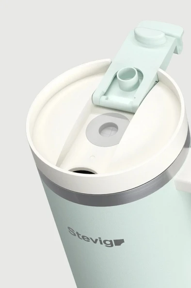 Stevig ST-240 2 Moods Tuck-In Tumbler Sızdırmaz Çelik Termos 900ML Sprout Green ürün görseli 1