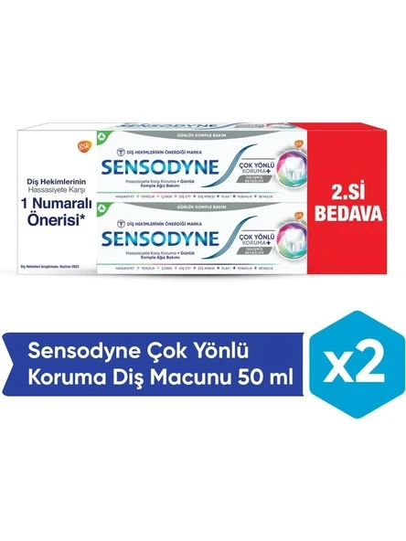 Sensodyne Diş Macunu 50+50ml Çok Yönlü Koruma ürün görseli 1