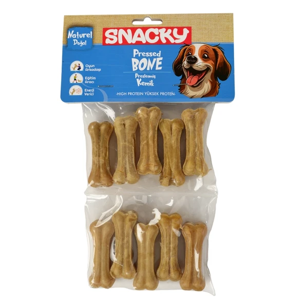 Snacky Nat Köpek Çiğneme Kemiği 5Cm 10Lu 110Grc ürün görseli 1