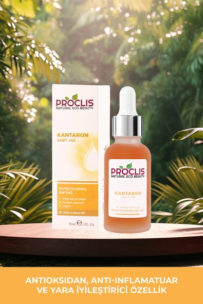 PROCLİS %100 Doğal Sarı Kantaron Yağı 30ml - Resim 4