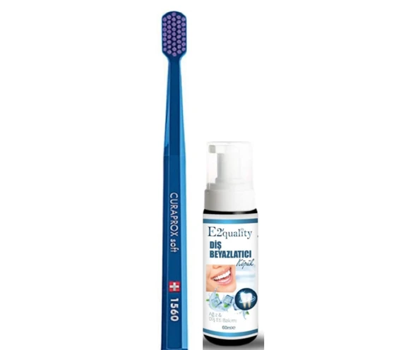 Curaprox CS 1560 Soft Diş Fırçası - Diş Beyazlatıcı Köpük Hediye ürün görseli 1