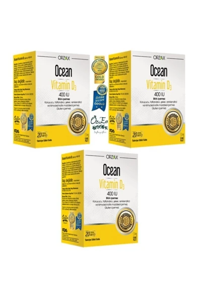 Vitamin D3 400 Iu 20 Ml 3 Lü Paket ürün görseli 1
