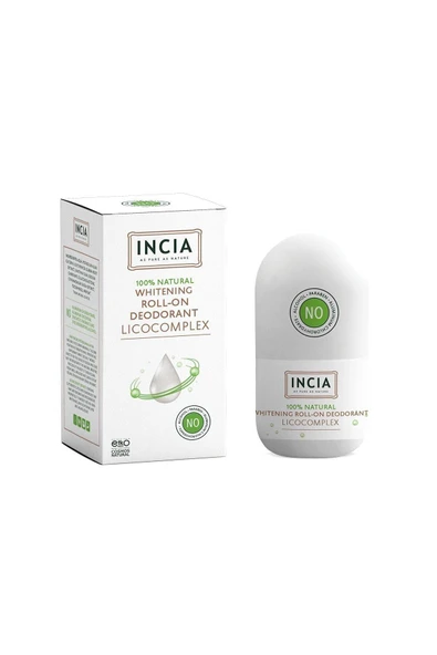 INCIA Whitening Beyazlatıcı Doğal Roll On Deodorant 50 ml ürün görseli 1