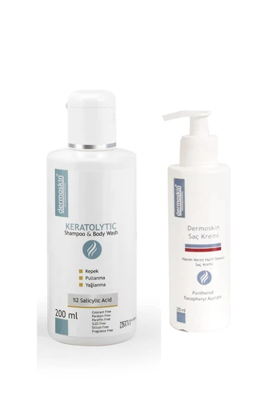 Keratolytic Saç Ve Vücut Şampuanı + Saç Kremi Hediyeli Avantaj Paket 200 Ml ürün görseli 1
