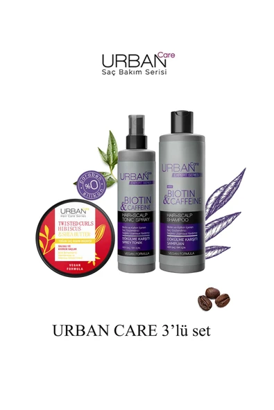 Expert Biotin & Kafein Şampuan 350ML + Sprey Tonik 200ML + Hibiscus & Shea Butter Maske 230ML ürün görseli 1