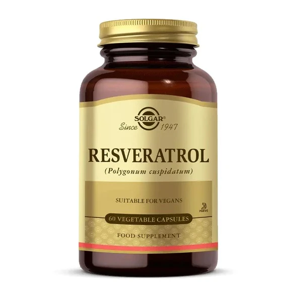 Solgar Resveratrol 60 Kapsül ürün görseli 1