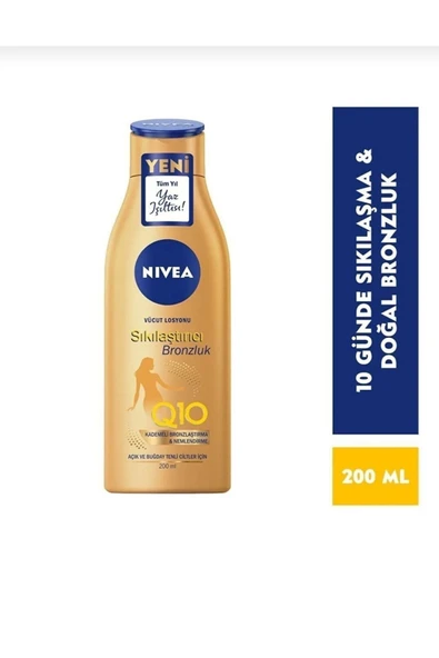 Nivea Q10 Sıkılaştırıcı & Bronzlaştırıcı Vücut Losyonu 200 ml ürün görseli 1