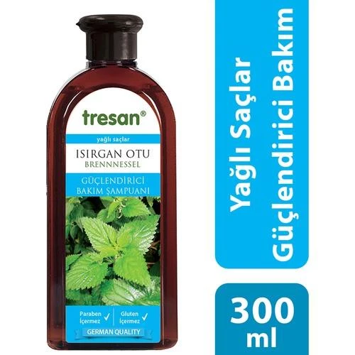 Tresan Yağlı Saçlar İçin Isırgan Otu Güçlendirici Bakım Şampuanı 300 ml ürün görseli 1