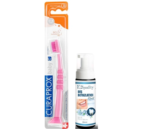 Curaprox Baby 4260 Diş Fırçası 0-4 Yaş- Diş Beyazlatıcı Köpük Hediye ürün görseli 1