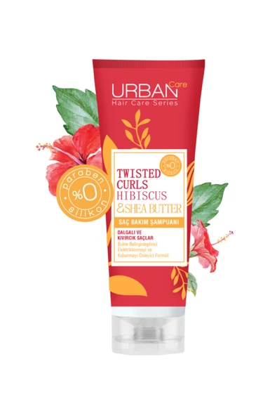 Twisted Curls Hibiscus & Shea Butter Şampuan / Shea Yağı içeren Şampuan ürün görseli 1