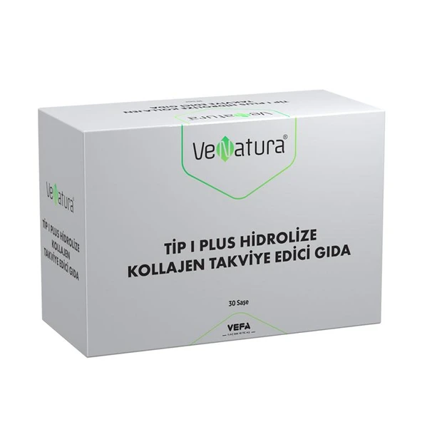 VeNatura Tip I Plus Hidrolize Kollajen Takviye Edici Gıda 30 Saşe ürün görseli 1