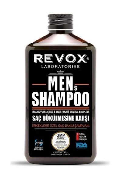 Revox Erkeklere Özel Saç Dökülmesine Karşı Fda Gmp Şampuan 400 ml ürün görseli 1