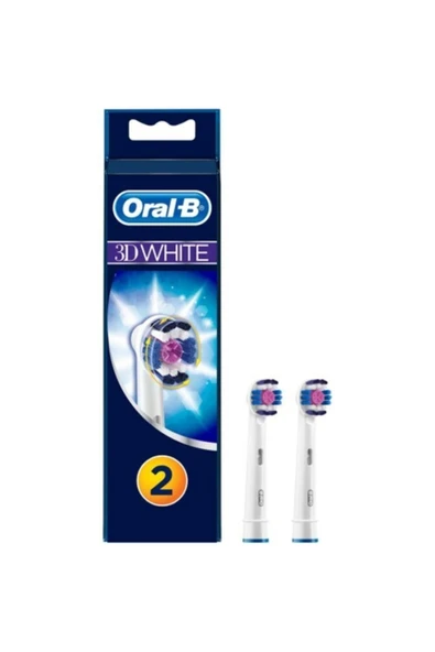 Oral-B 3D White Diş Fırçası 2 Li Yedek Başlığı ürün görseli 1