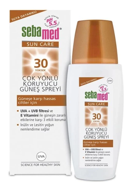 Sebamed Sun Güneş Spreyi Spf 30 150 ml- Diş Beyazlatıcı Köpük Hediye ürün görseli 1