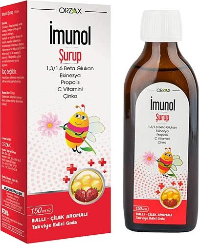 Orzax İmunol Şurup 150ml ürün görseli 1