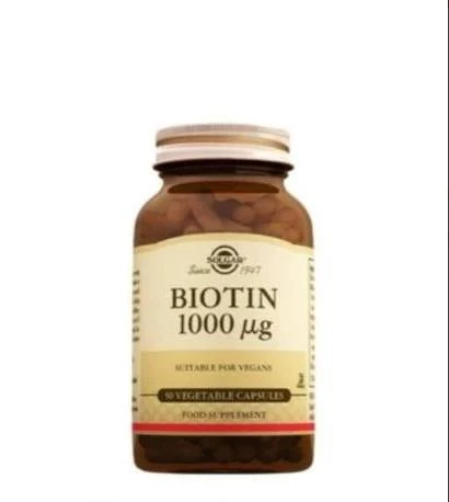 Solgar Biotin 1000 mcg 50 Bitkisel Kapsül ürün görseli 1