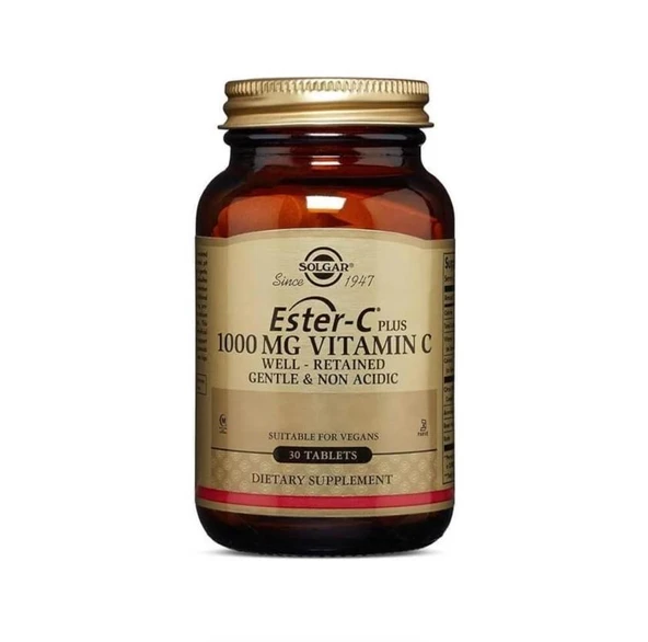 Solgar Ester-C 1000 Mg Vitamin C 30 Tablet ürün görseli 1