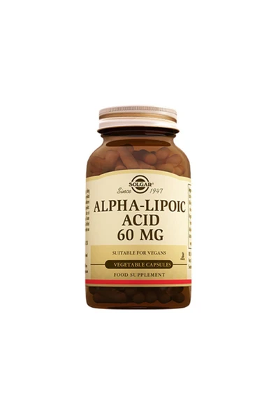 Alpha Lıpoıc Acıd 60 mg 30 Kap ürün görseli 1